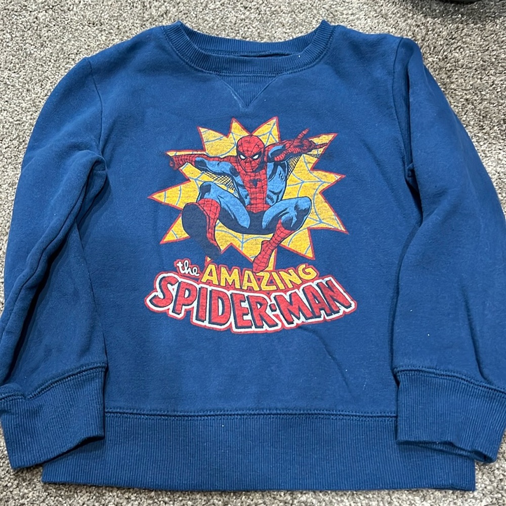 Spider-Man toddler fleece sweater